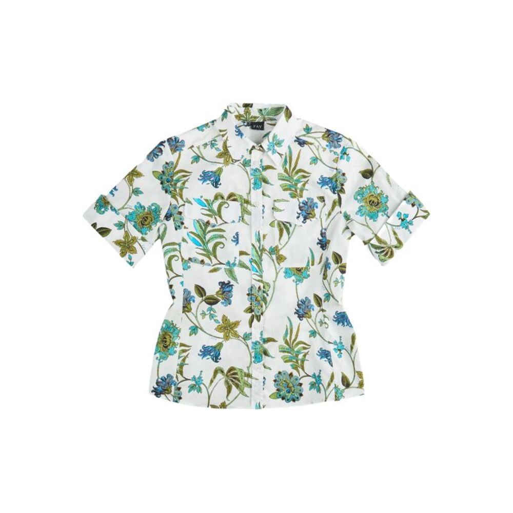 Fay Women Printed Cotton Shirt